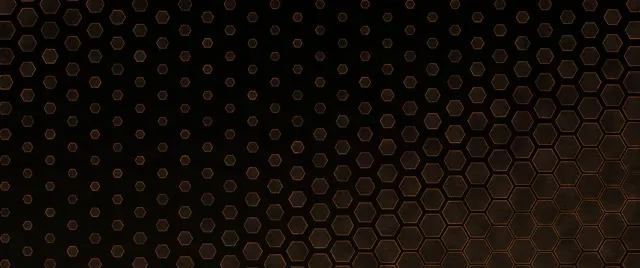2.39:1 Cinemascope 60fps Screensaver Neon Tunnel VJ Loop Bronze Honeycomb