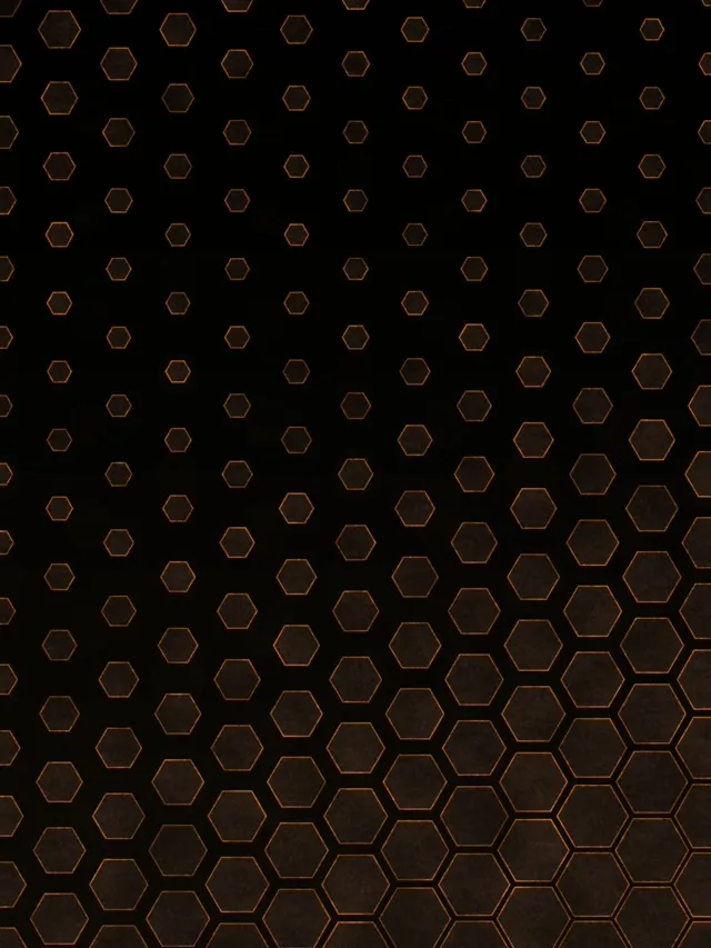 3:4 iPad Portrait 60fps Screensaver Neon Tunnel VJ Loop Copper Honeycomb