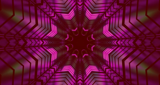 Neon Tunnel VJ Loop 4K UHD 60FPS Purple Pink Screensaver