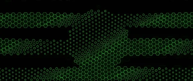 2.39:1 Cinemascope 60fps Screensaver Neon Tunnel Background Edit Green