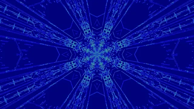 Blue Neon Tunnel Screensaver 4K UHD 60fps Vj Loop PC Laptop