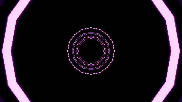 Pink Purple Neon Tunnel Screensaver 4K UHD 60fps VJ Loop