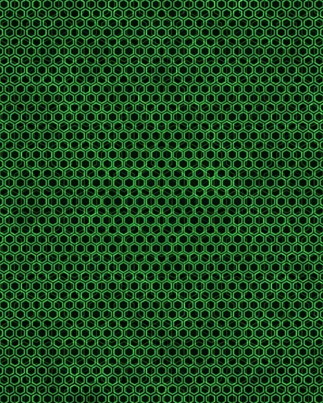 4:5 Instagram 60FPS Green Hexagon Tile Screensaver Live Wallpaper