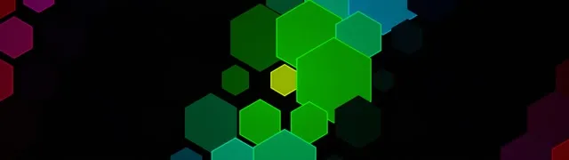 32:9 Super Ultrawide 60fps Hexagon Screensaver - VJ Animation Neon Colors