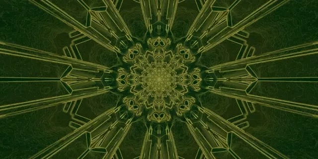 2:1 Cinema 60fps Screensaver Neon Tunnel Concentric Light Rays Motion Background