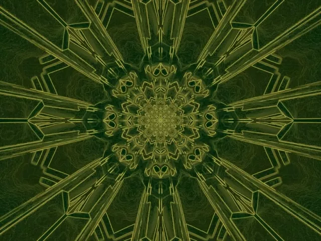 4:3 Classic 60fps Screensaver Neon Tunnel Fractal Tunnel Radiance Animation Loop