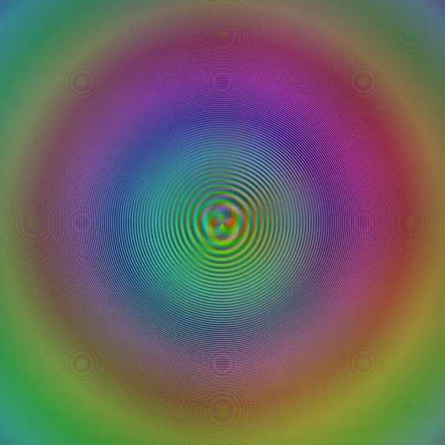 1:1 Square | 60fps Cyan Purple Hypnotic Spiral Screensaver Live Wallpaper