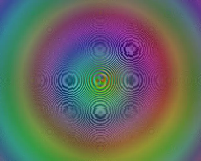 5:4 Industrial | 60fps Fuchsia Green Morphing Rings Screensaver Background for Edits