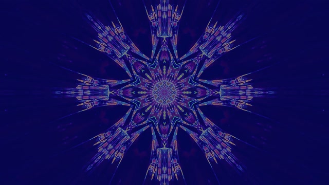 Purple Red Kaleidoscope Neon Tunnel 4K UHD 60fps Screensaver PC
