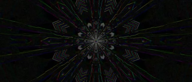 Neon Tunnel VJ Loop 21:9 Ultrawide 60fps Kaleidoscope Screensaver
