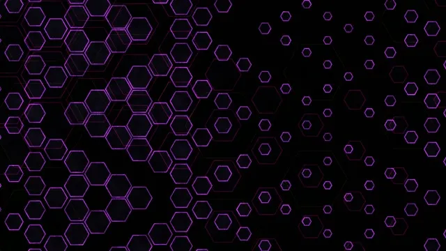 Purple Hexagons Abstract VJ Loop 4K UHD 60FPS Motion Background