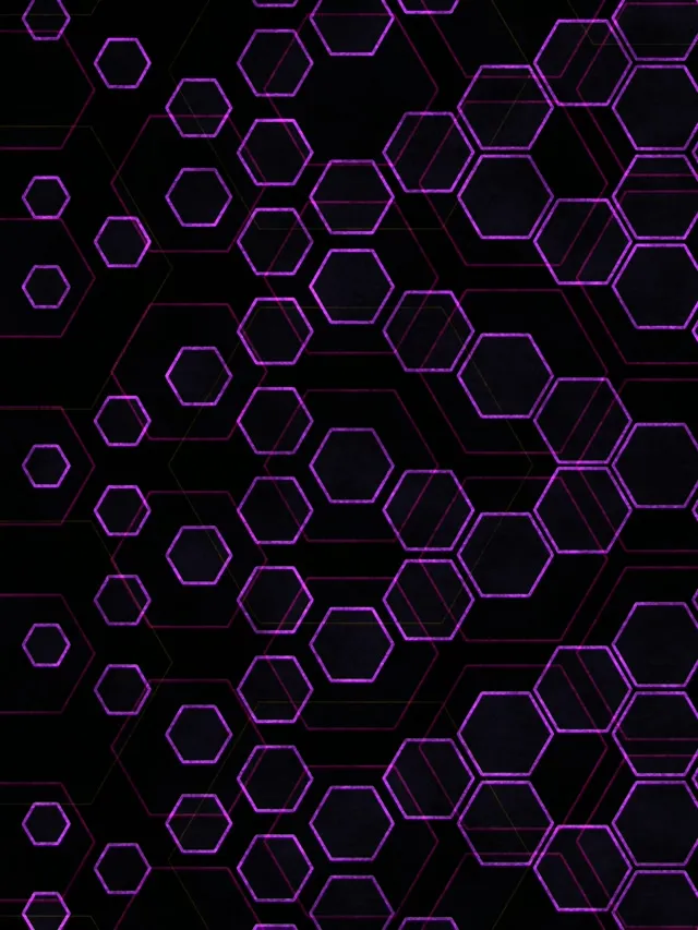 3:4 iPad Portrait 60fps Screensaver Neon Tunnel VJ Animation Purple Geometry