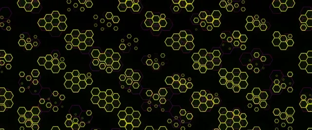 2.39:1 Cinemascope 60FPS Neon Hex Screensaver | VJ Animation