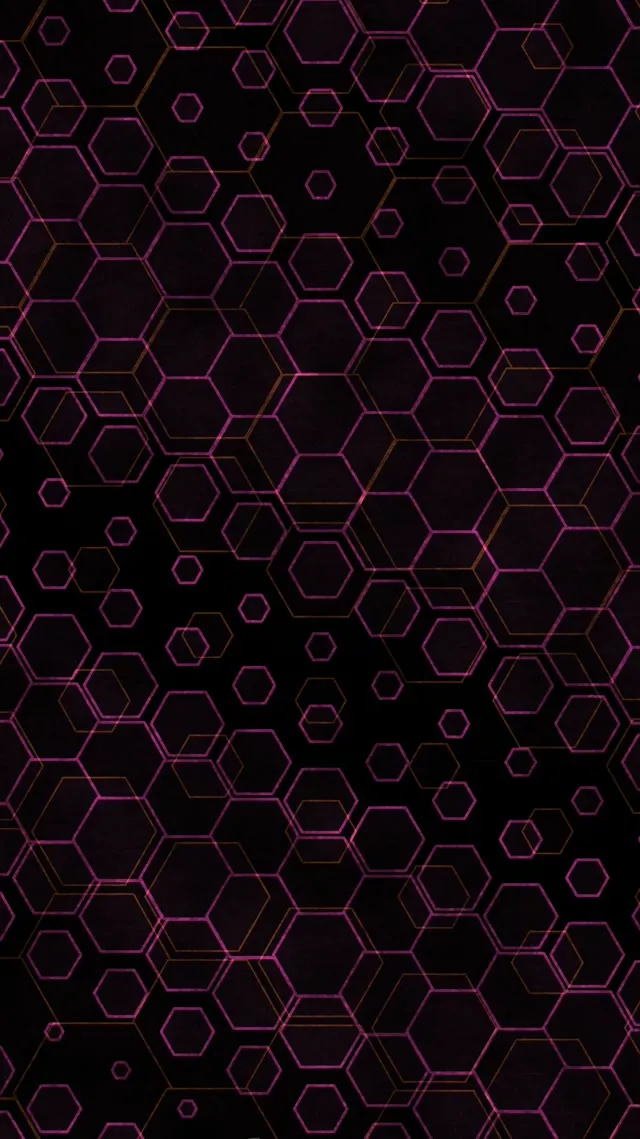 9:16 Reels 60fps Screensaver Neon Tunnel VJ Animation Pink Hex Glow