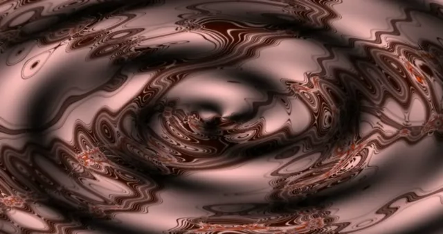 Brown Liquid Metal Swirl VJ Loop 4K 60fps | Mesmerizing Screensaver