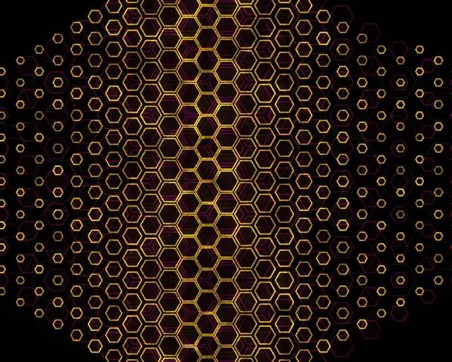 5:4 Industrial 60FPS Hexagon Tunnel Screensaver | VJ Loop Motion