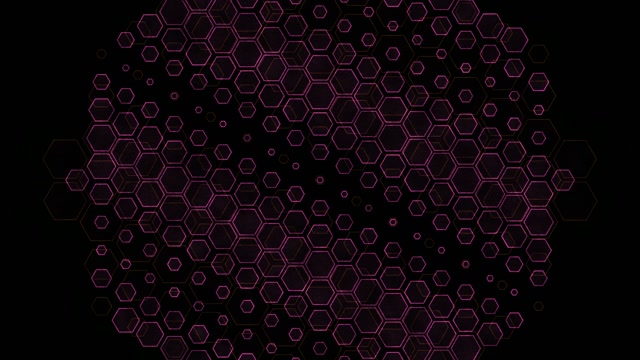 # 4K UHD 60FPS Purple Pink Hexagon Particles Loop VJ