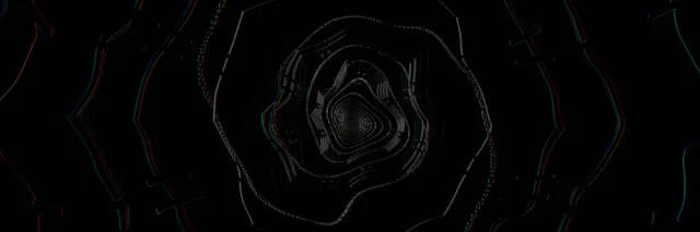 Cyber Tunnel Blue Black Neon 60fps Screensaver