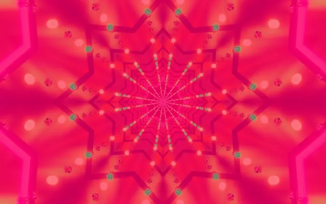 16:10 Macbook Neon Tunnel Screensaver 60fps Kaleidoscope Vortex