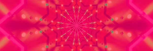 3:1 Triple Wide Neon Tunnel Spiraling Pink Vortex VJ Loop 60fps Screensaver