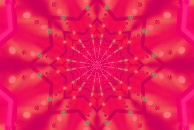 Neon Tunnel Pink Diamond Vortex VJ Loop 60fps Screensaver 3:2