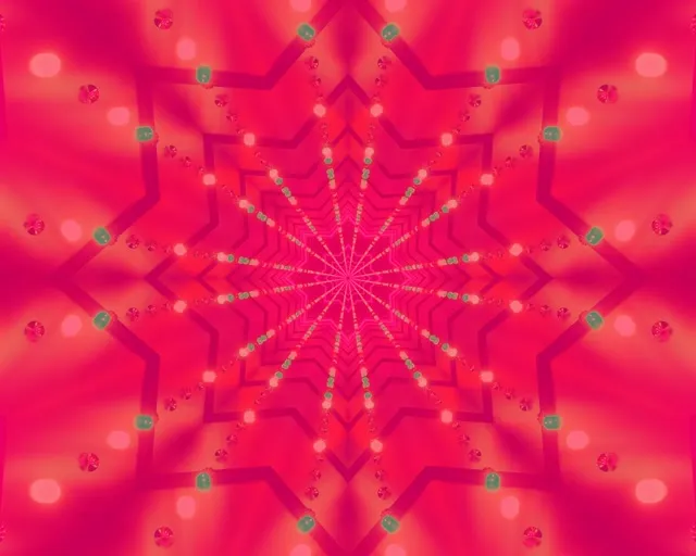 5:4 Industrial Neon Tunnel Pink Diamond Vortex VJ Loop 60fps Screensaver