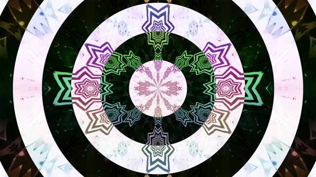 4K UHD 60FPS Neon Tunnel - VJ Loop