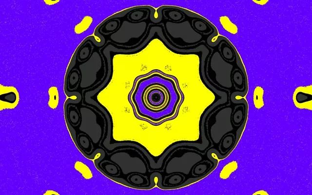 16:10 MacBook 60fps Screensaver Neon Tunnel Purple Star Motion Background