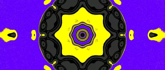 21:9 Ultrawide 60fps Screensaver Neon Tunnel Purple Star Motion Background