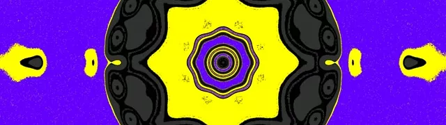 32:9 Super Ultrawide 60fps Screensaver Neon Tunnel Purple Star VJ Animation