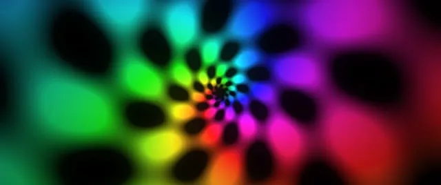 2.39:1 Cinemascope | 60fps Neon Spiral Screensaver Motion Background Rainbow