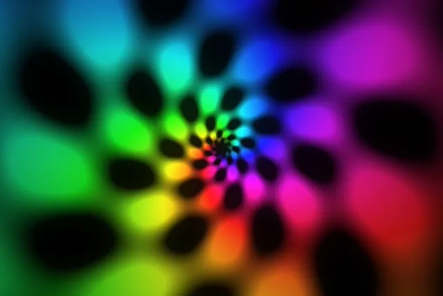 3:2 Surface | 60fps Kaleidoscope Screensaver VJ Loop Neon Vortex Colors