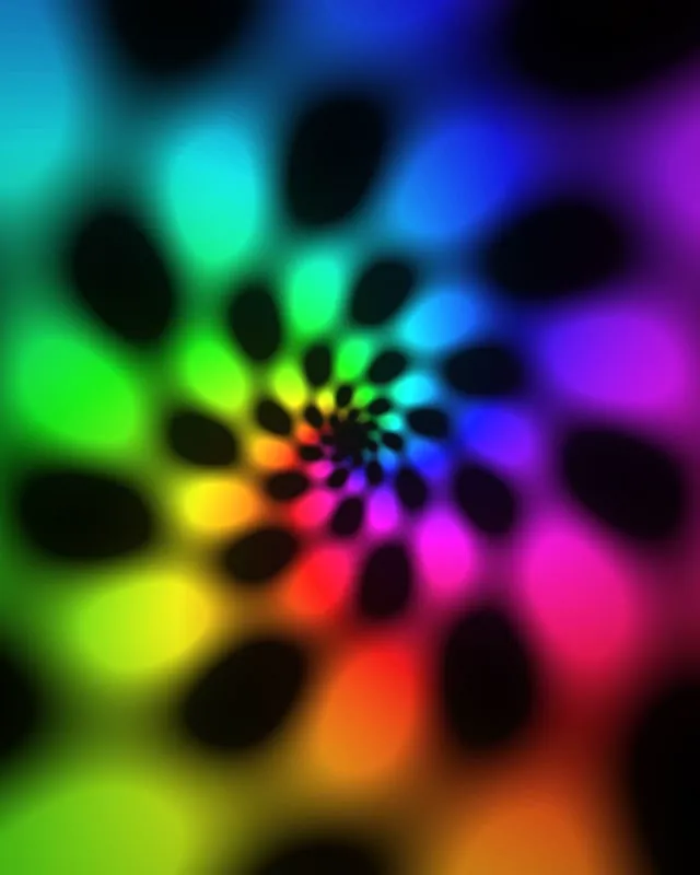 4:5 Instagram | 60fps Kaleidoscope Screensaver VJ Animation Neon Tunnel