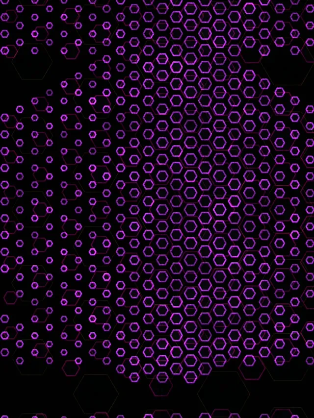 3:4 Vertical 60fps Screensaver Neon Tunnel Luminous Lavender Tunnel Rings Vj Visual