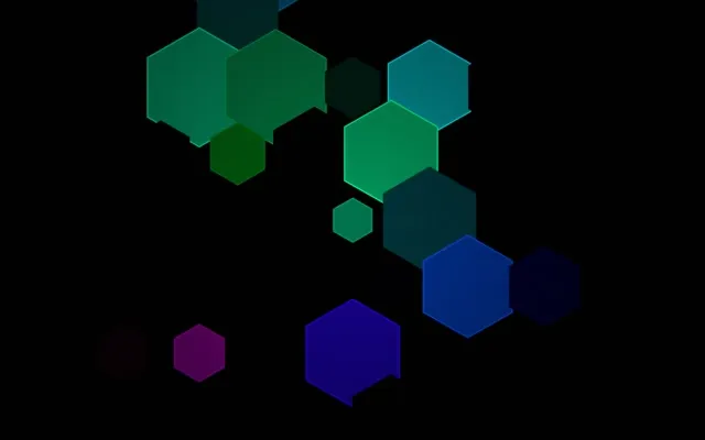16:10 MacBook 60fps Hexagon Screensaver | Neon Motion Background