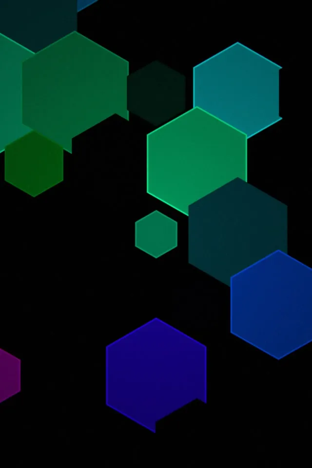 2:3 Photo Portrait 60fps Neon Hexagon Screensaver | VJ Animation