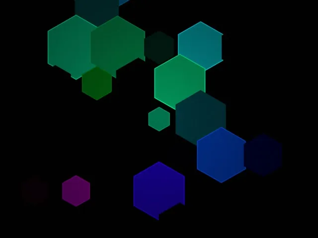 4:3 Classic 60fps Hexagon Screensaver | Neon VJ Loop Background