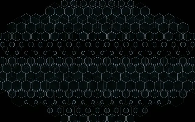 16:10 MacBook 60fps Screensaver Neon Tunnel VJ Animation Green Hexagon Pattern