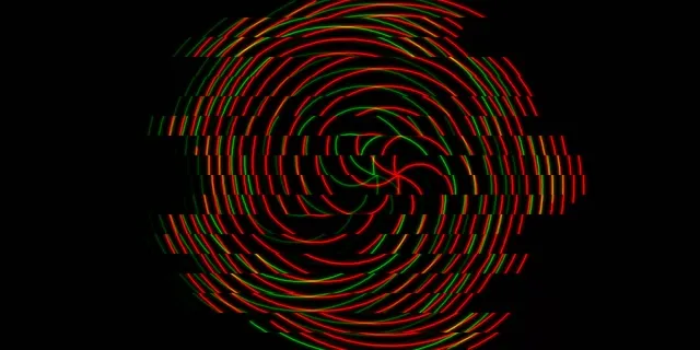 2:1 Univisium 60fps Red Green Spiral Neon Screensaver Live Wallpaper