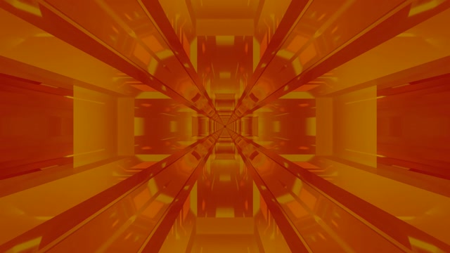 Amber Tunnel Screensaver 4K UHD 60fps Loopable Video PC