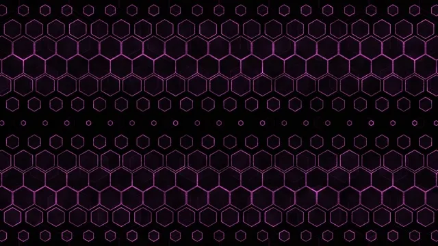 4K UHD 60fps Neon Tunnel VJ Loop Pink Hexagon