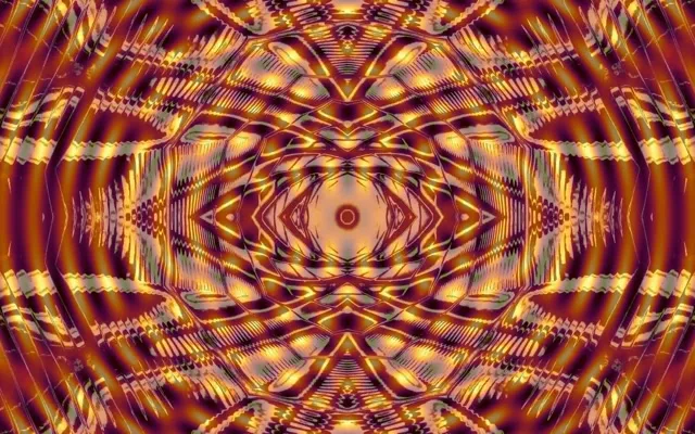 neon tunnel 16:10 macbook 60fps screensaver gold diamond vj loop