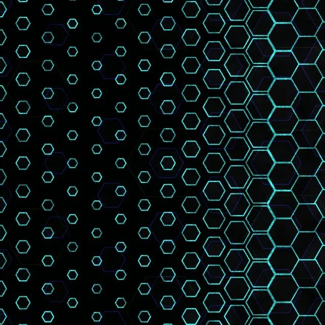 1:1 Square 60fps Screensaver Neon Tunnel Live Wallpaper Turquoise