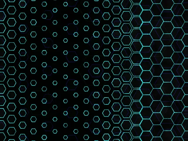 4:3 Classic 60fps Screensaver Neon Tunnel Background Edits Hexagon