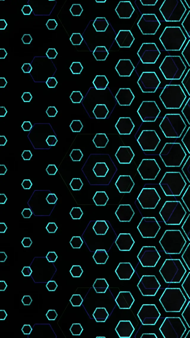 9:16 Reels 60fps Screensaver Neon Tunnel VJ Animation Hexagon Glow