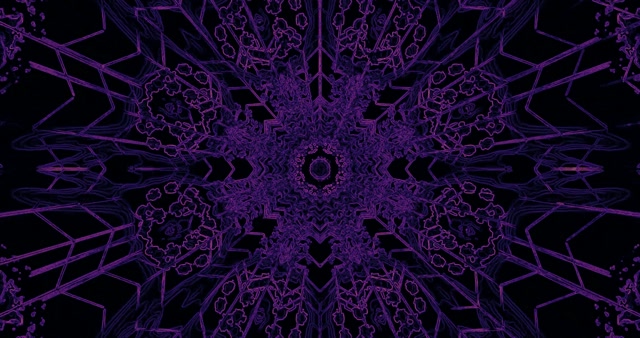 Purple Mandala VJ Loop 4K 60fps | Kaleidoscope Screensaver