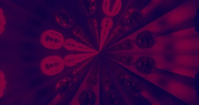 Neon Tunnel Red Vj Loop 4K UHD 60FPS Screensaver Animation