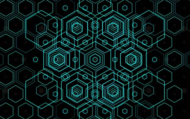 16:10 MacBook 60fps Neon Hexagon Kaleidoscope Screensaver Motion Background