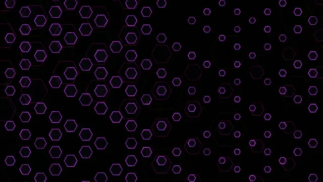 4K UHD 60fps Purple Hexagon VJ Loop Screensaver Windows 10