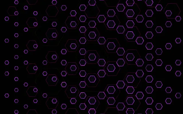 16:10 MacBook 60fps Hexagon Pattern VJ Animation Screensaver